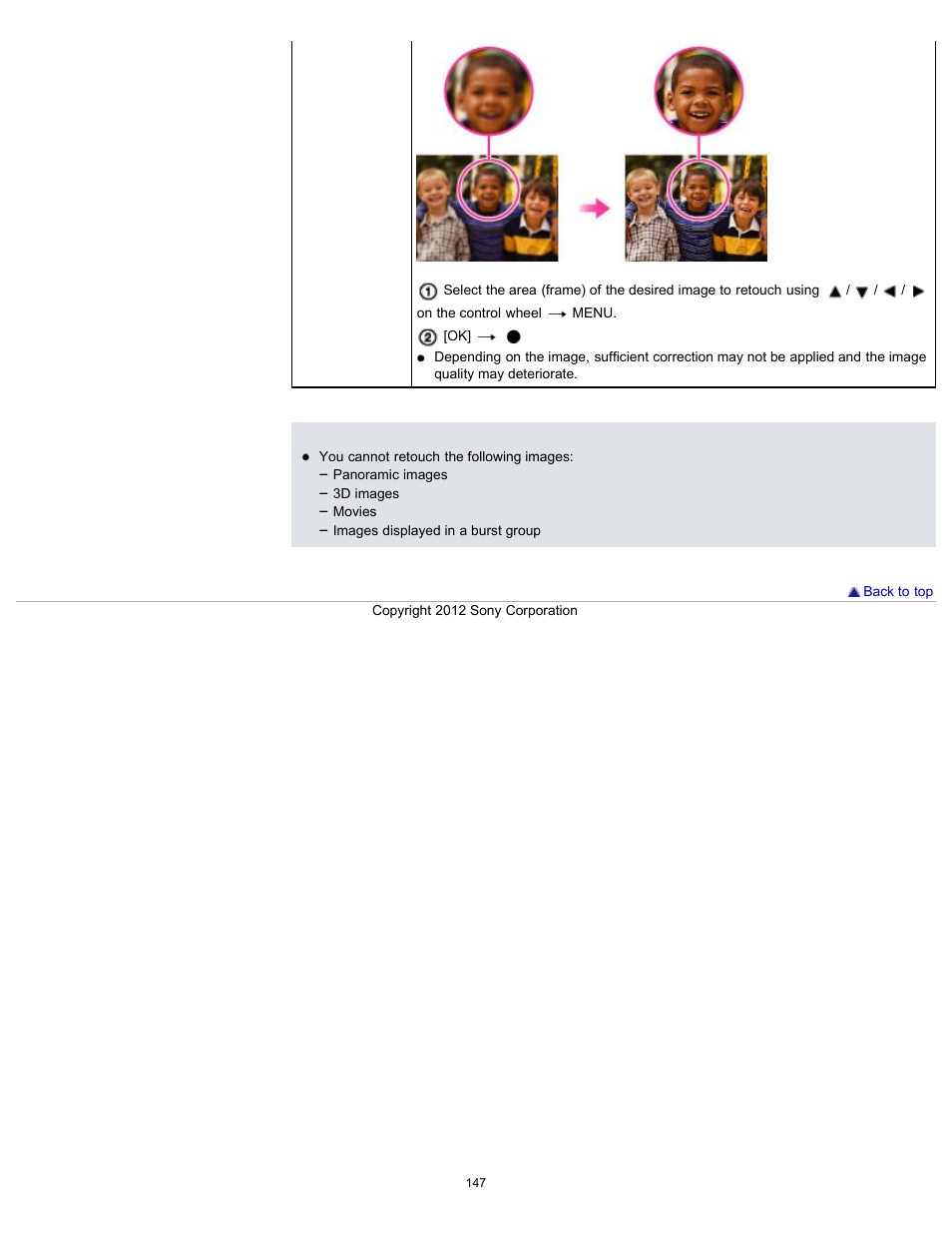 Sony DSC-WX100 User Manual | Page 147 / 257