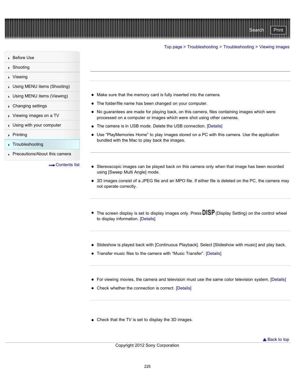 Viewing images, Cyber-shot user guide | Sony DSC-WX100 User Manual | Page 225 / 257
