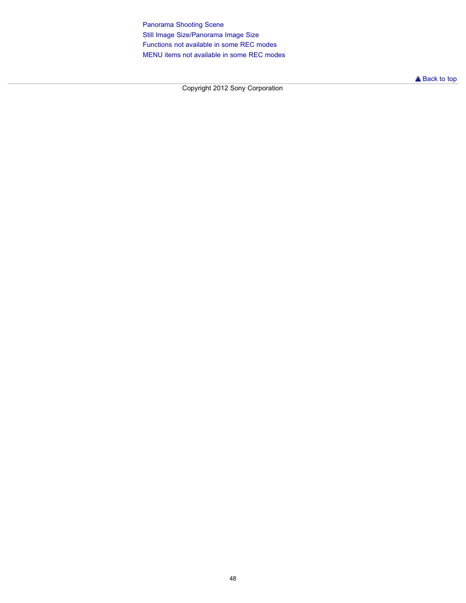 Sony DSC-WX100 User Manual | Page 48 / 257