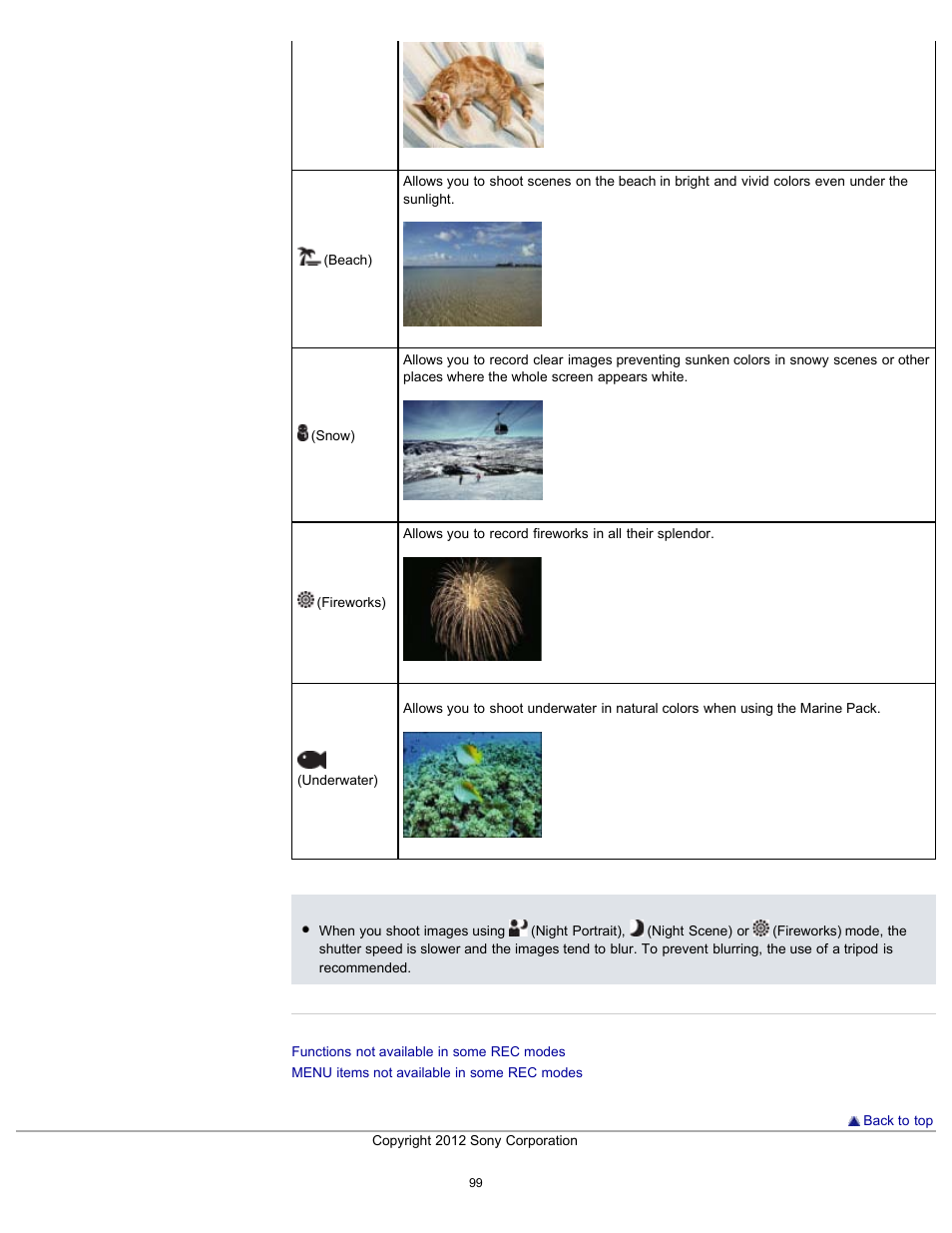 Sony DSC-WX100 User Manual | Page 99 / 257