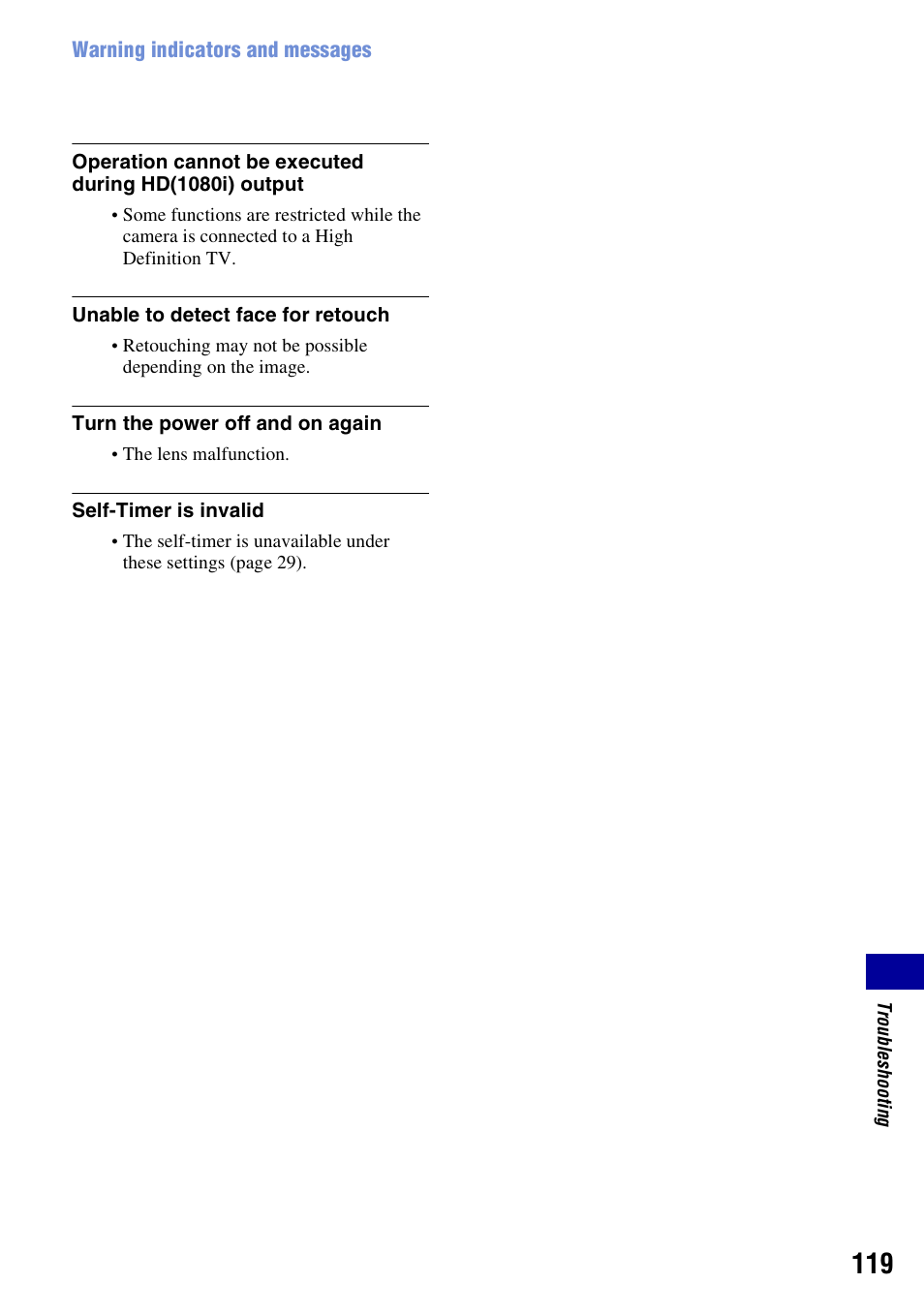 Sony DSC-W230 User Manual | Page 119 / 129