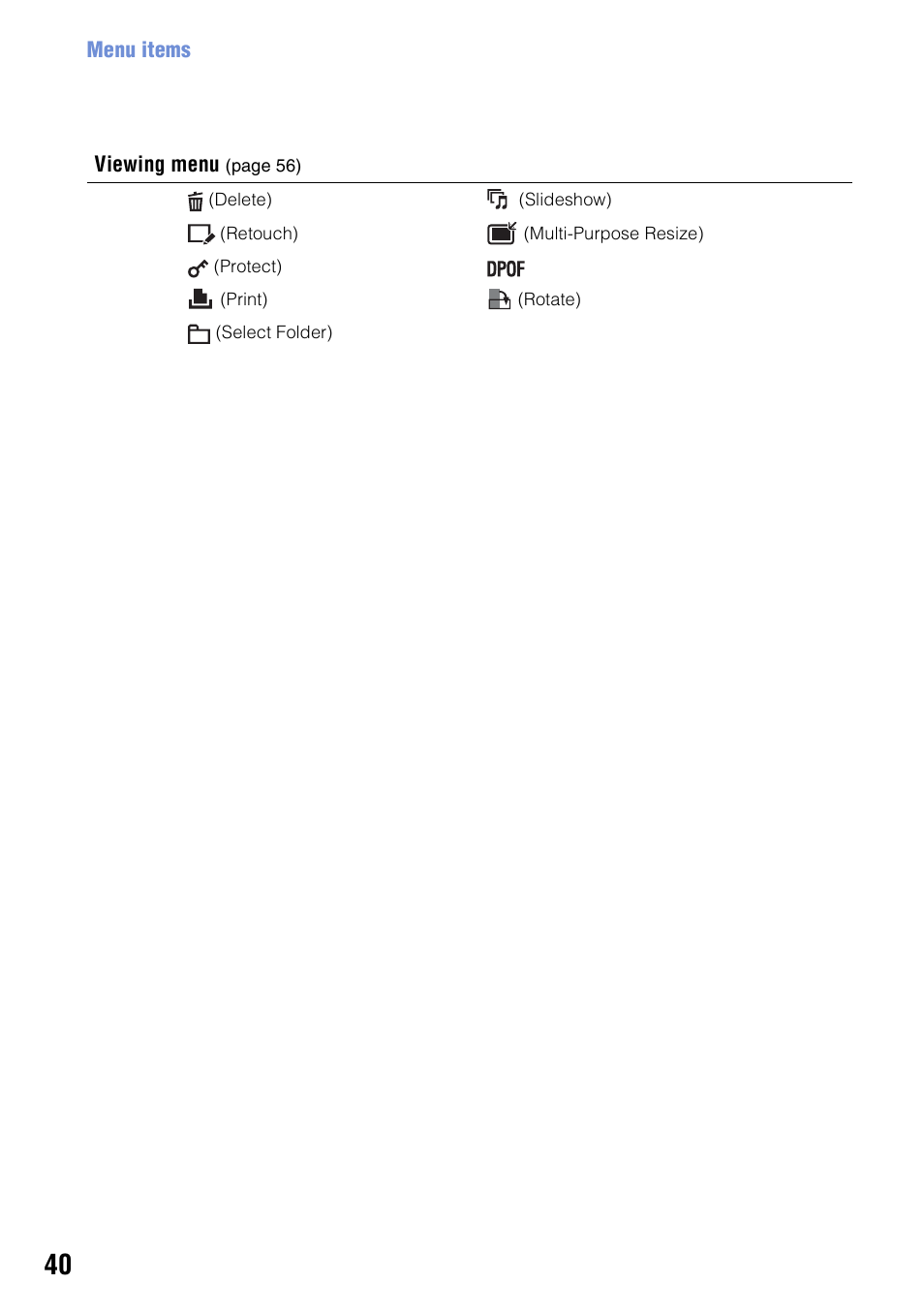 Sony DSC-W230 User Manual | Page 40 / 129