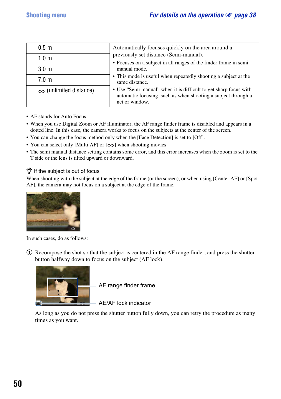 Sony DSC-W230 User Manual | Page 50 / 129