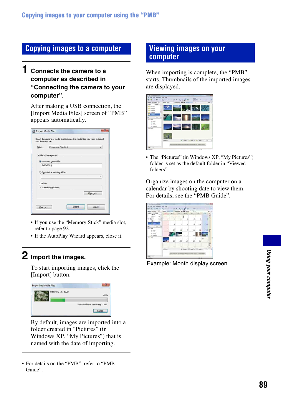 Sony DSC-W230 User Manual | Page 89 / 129