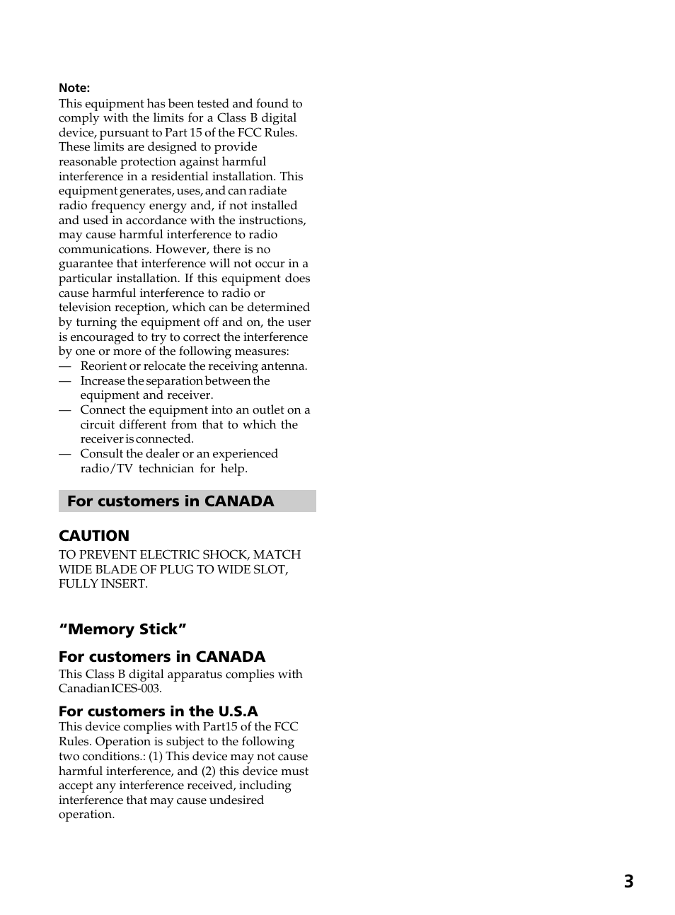 Sony DCR-TRV820 User Manual | Page 3 / 156