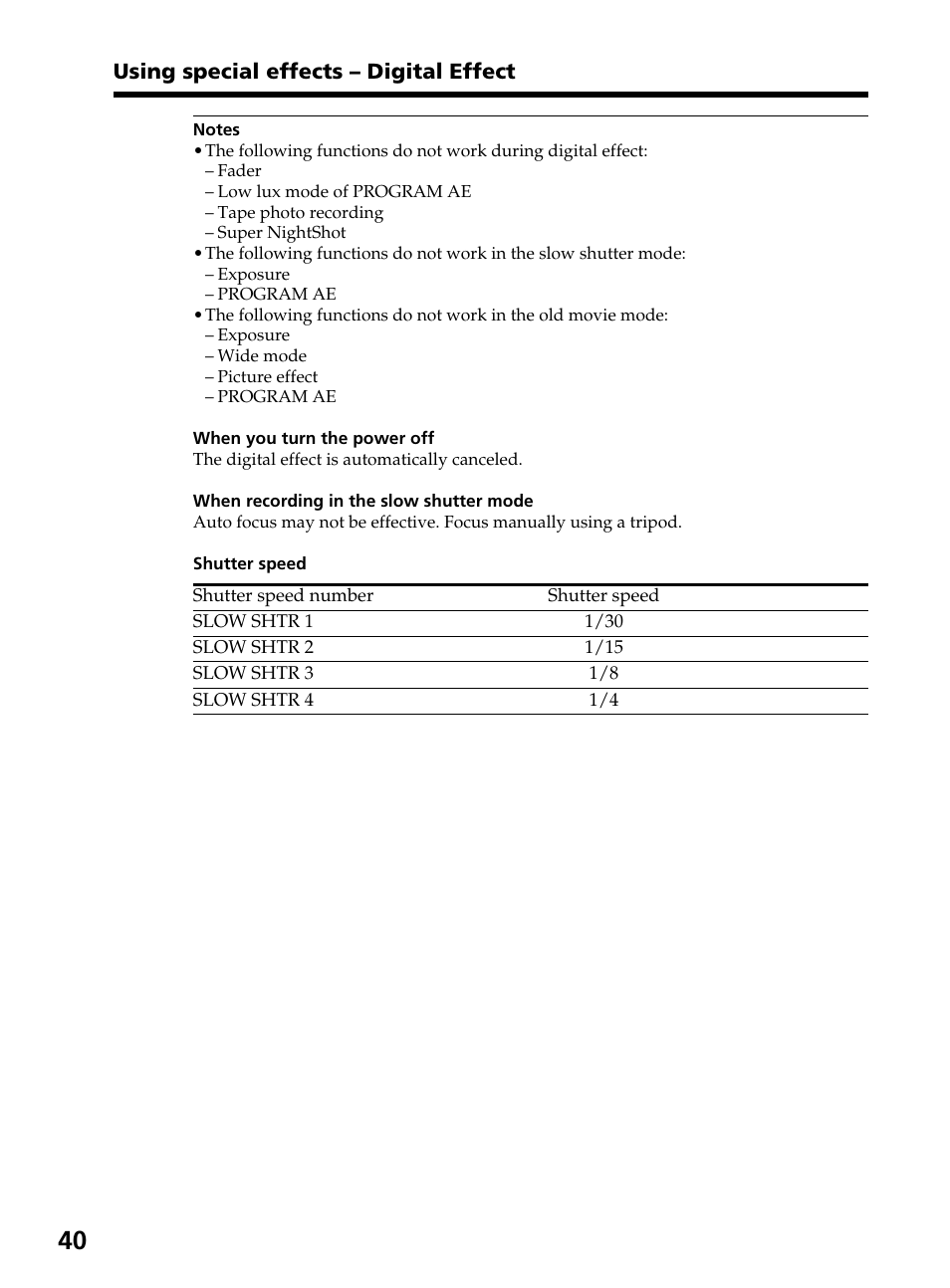 Sony DCR-TRV820 User Manual | Page 40 / 156