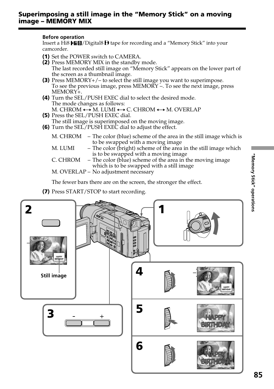 Sony DCR-TRV820 User Manual | Page 85 / 156