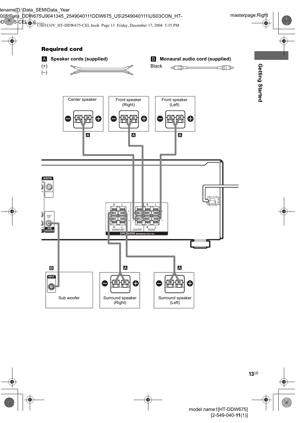 Sony HT-DDW675 User Manual | Page 13 / 40