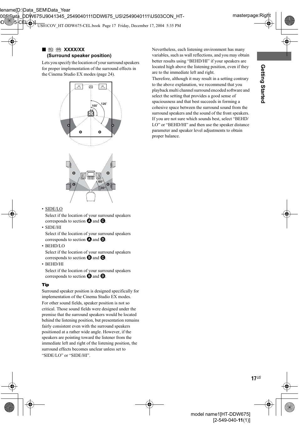 Sony HT-DDW675 User Manual | Page 17 / 40