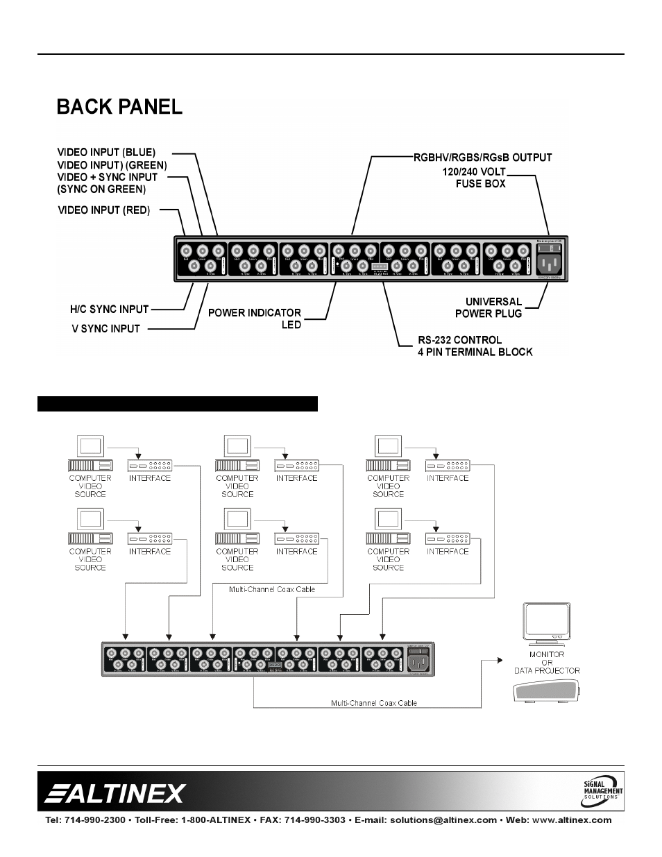 Switchers | Altinex MX2226AT User Manual | Page 6 / 13