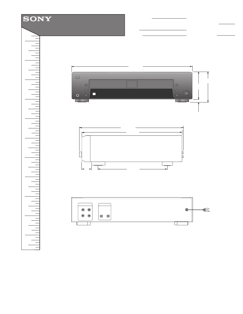 Sony RCD-W500C User Manual | 1 page