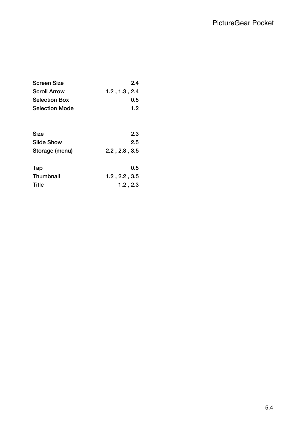 Picturegear pocket | Sony PEG-N710C User Manual | Page 31 / 32