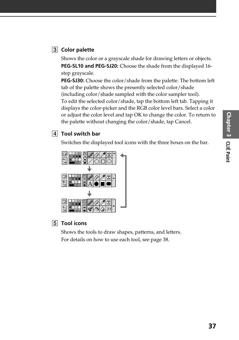Sony PEG-SJ30 User Manual | Page 37 / 80