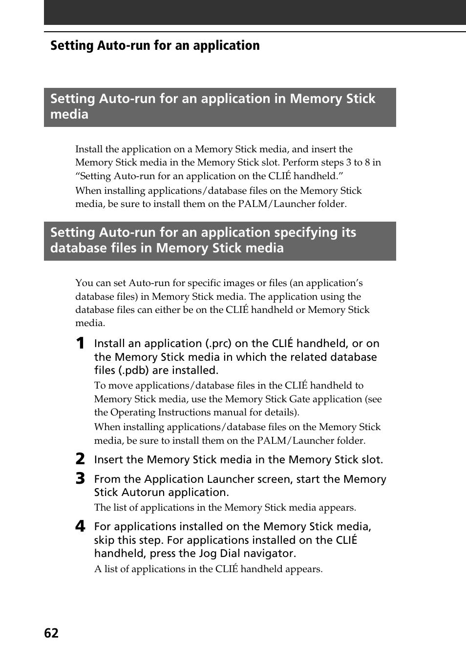 Sony PEG-SJ30 User Manual | Page 62 / 80