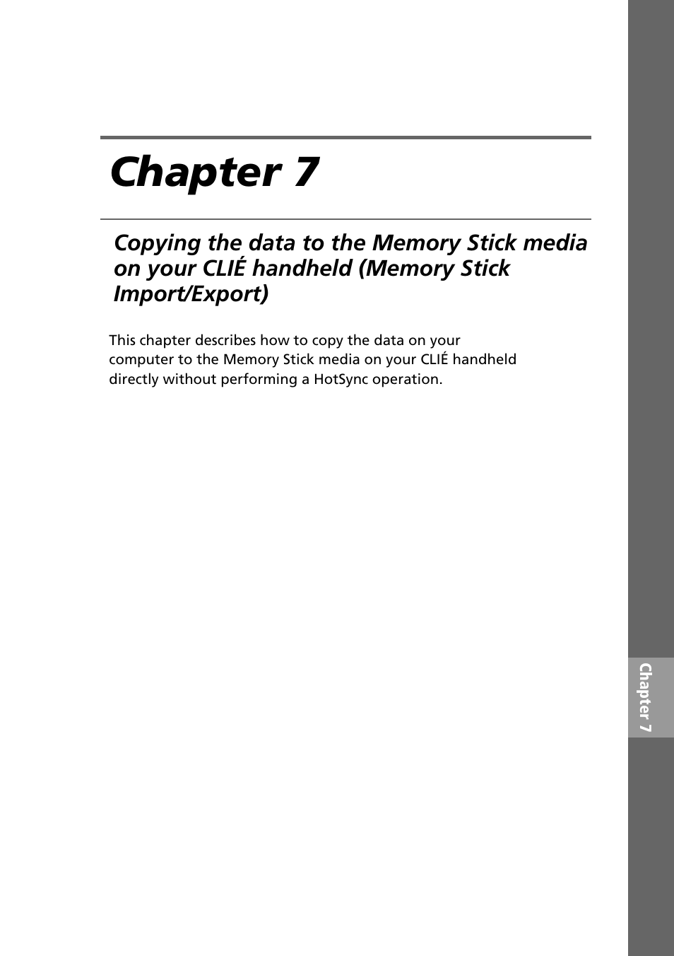 Chapter 7 | Sony PEG-SJ30 User Manual | Page 67 / 80