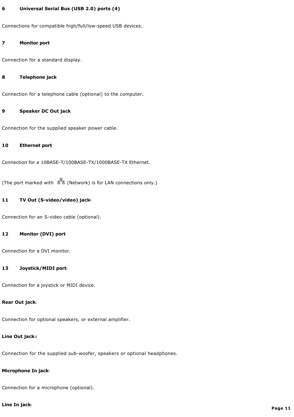 Sony PCV-RZ40CG User Manual | Page 11 / 91
