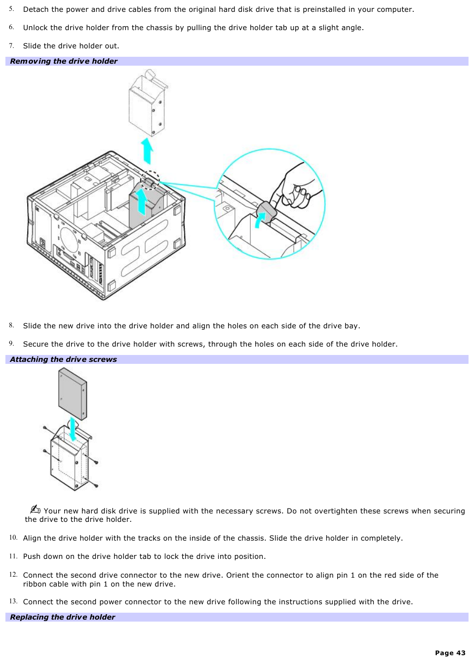 Sony PCV-RZ40CG User Manual | Page 43 / 91