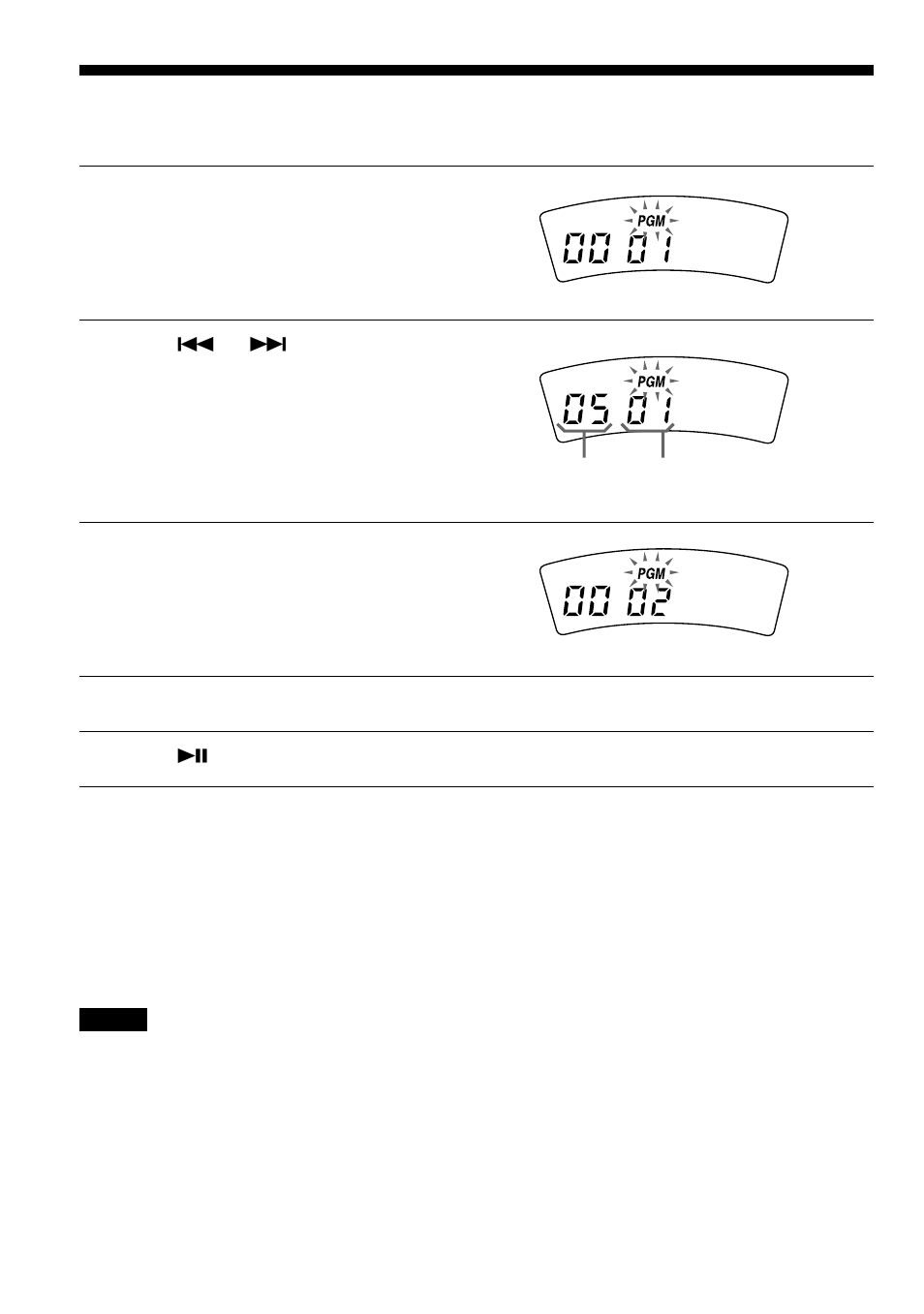 Playing tracks in your favorite order (pgm play), Playing tracks in your favorite order, Pgm play) | Sony D-EJ621 User Manual | Page 10 / 24