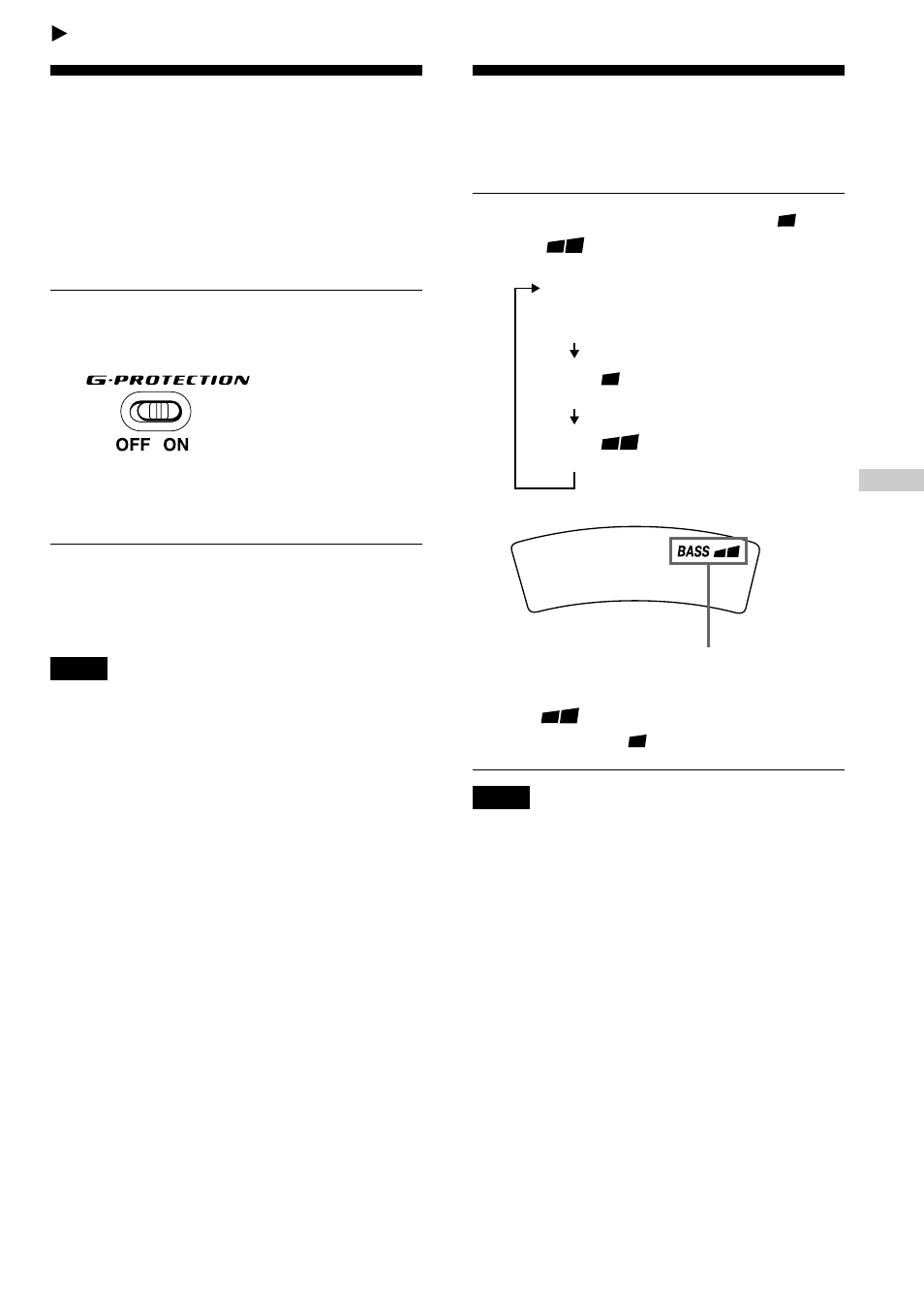 Available features, G-protection function, Emphasizing the bass sound (sound) | 11 emphasizing the bass sound | Sony D-EJ621 User Manual | Page 11 / 24