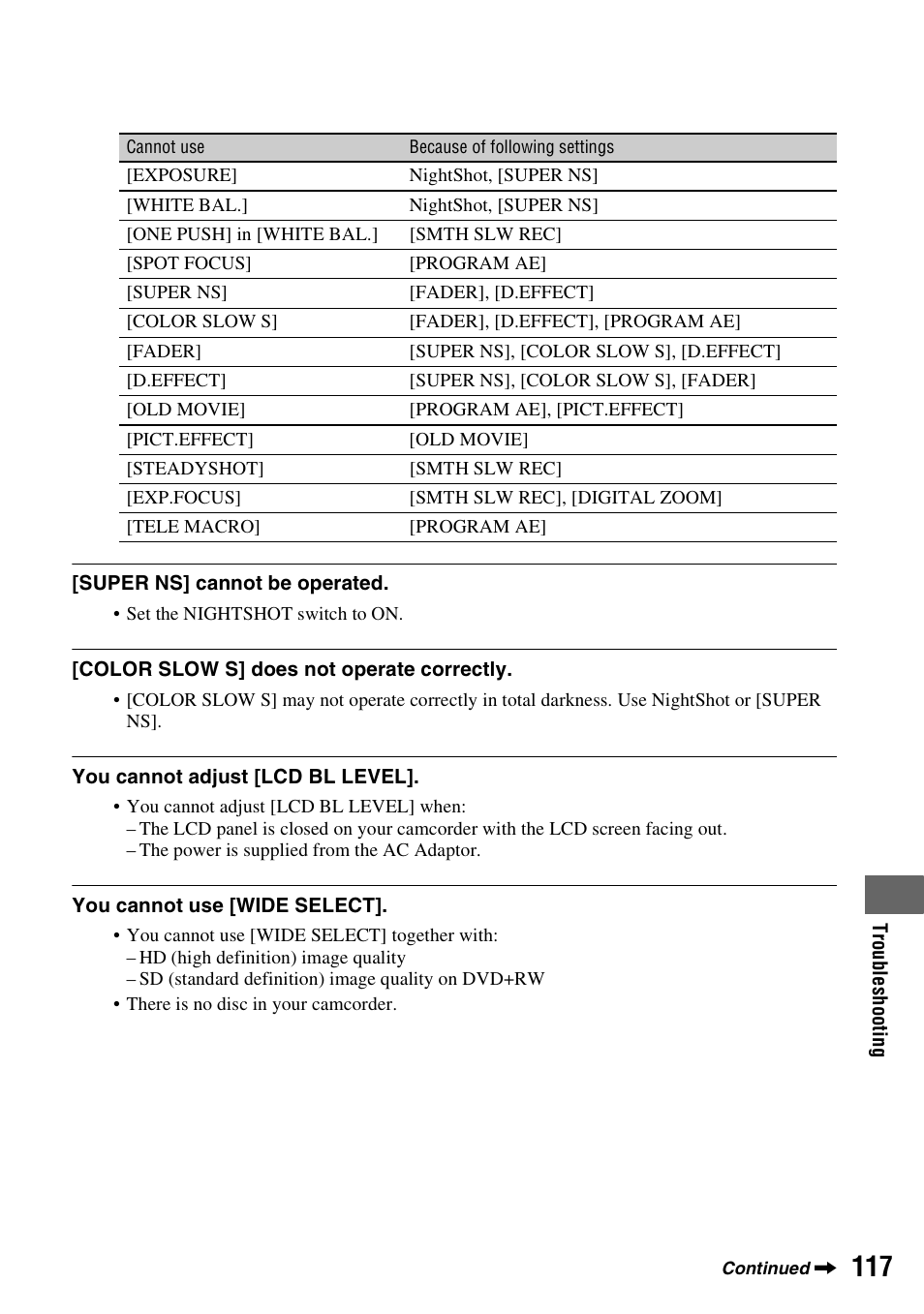 Sony HDR-UX1 User Manual | Page 117 / 155