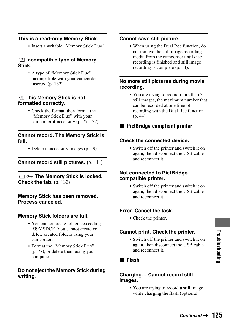 Sony HDR-UX1 User Manual | Page 125 / 155