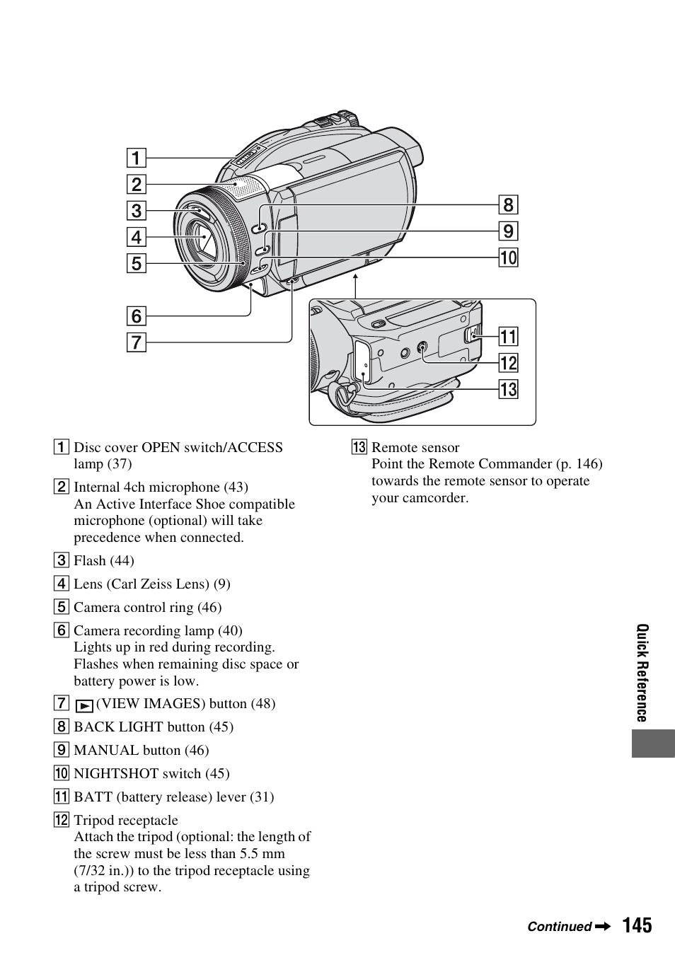 Sony HDR-UX1 User Manual | Page 145 / 155