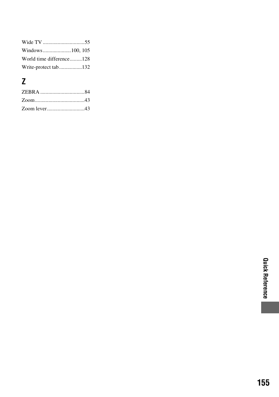 Sony HDR-UX1 User Manual | Page 155 / 155