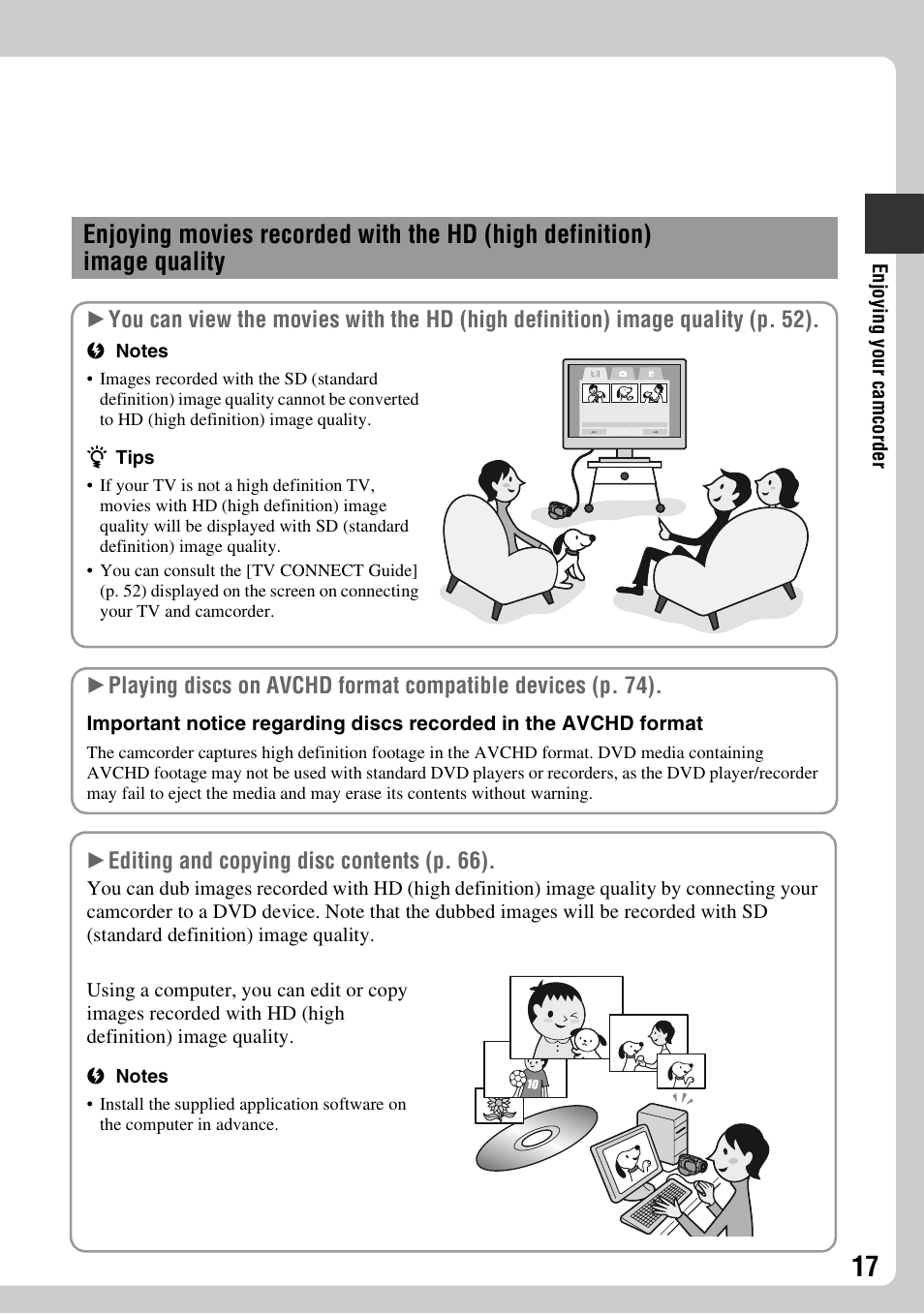 Sony HDR-UX1 User Manual | Page 17 / 155