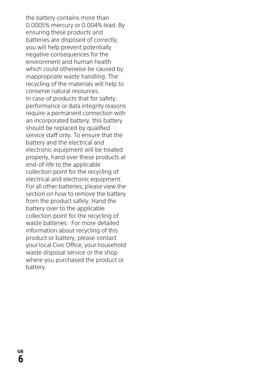 Sony HDR-PJ275 User Manual | Page 6 / 32