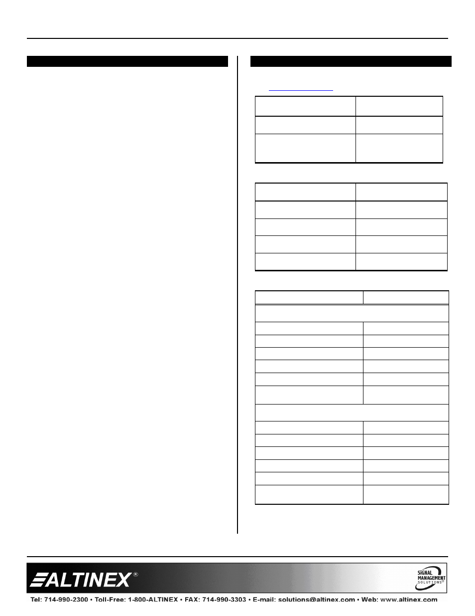 About your mt101-114/115/117, Technical specifications, Multitasker | Altinex MT101-117 User Manual | Page 4 / 28