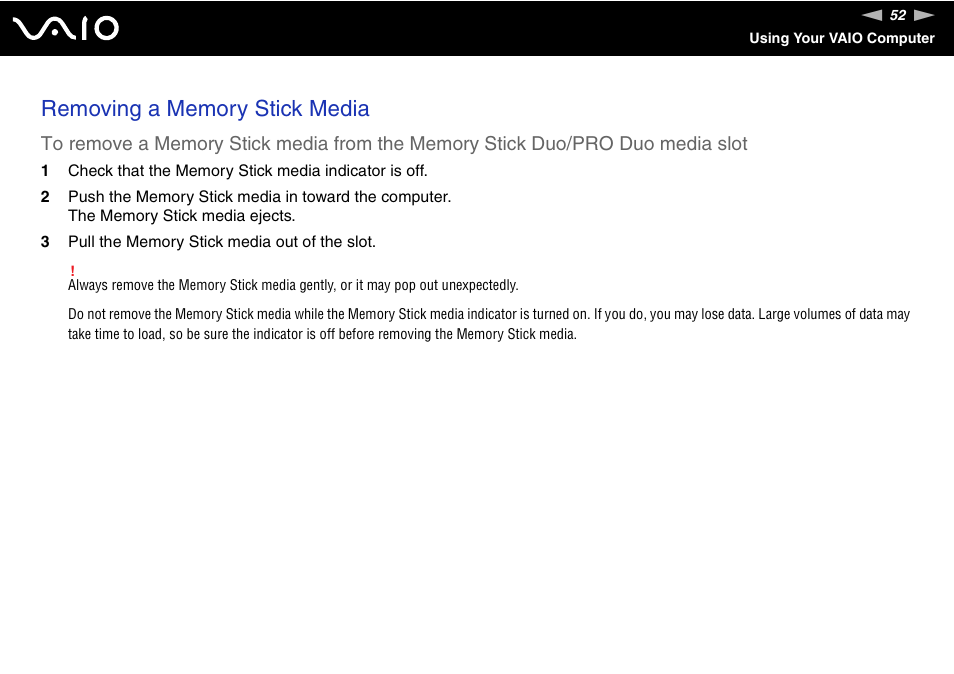 Sony VGN-SZ140 User Manual | Page 52 / 221