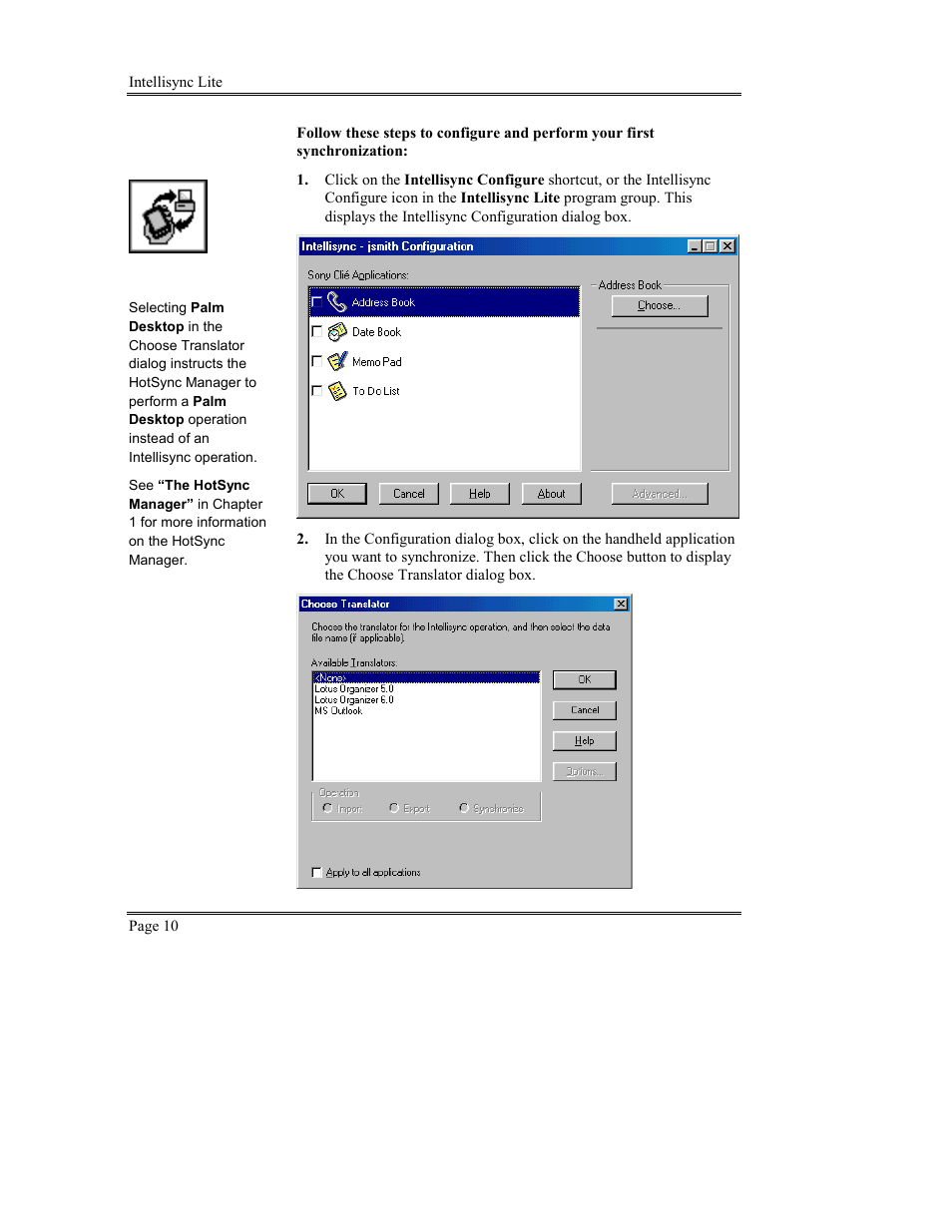 Sony PEG-TG50 User Manual | Page 10 / 53