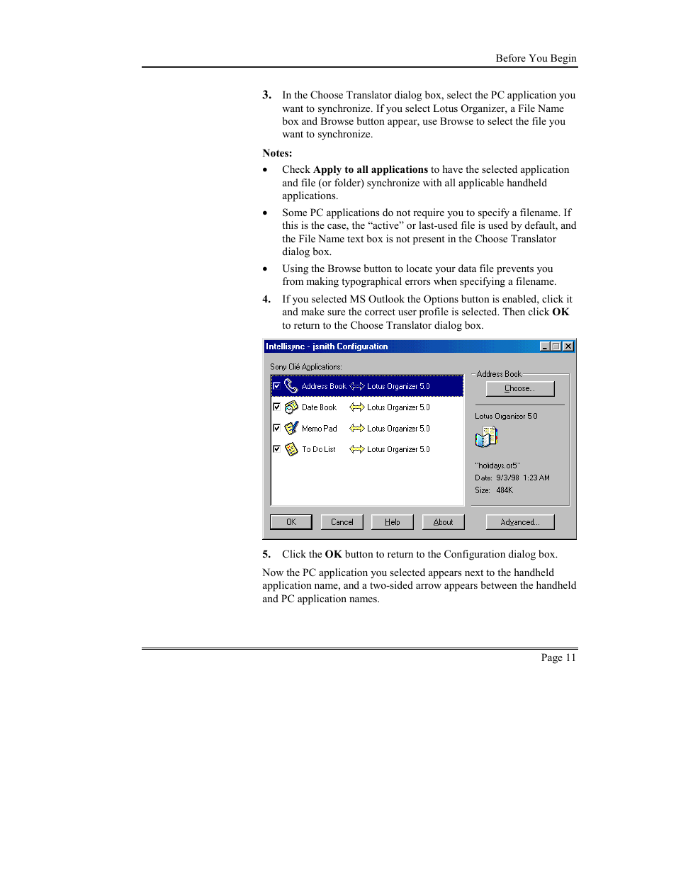 Sony PEG-TG50 User Manual | Page 11 / 53