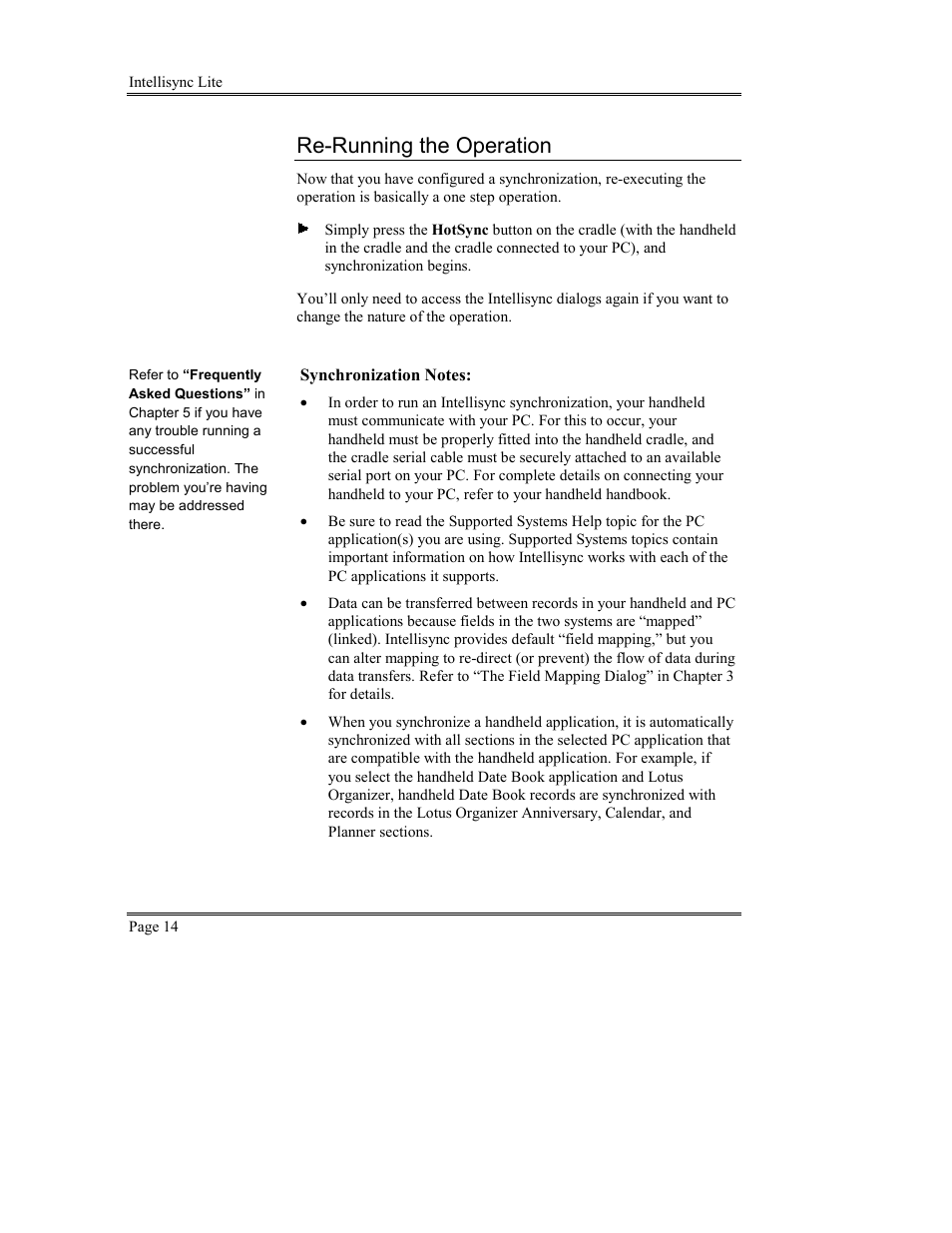 Re-running the operation, The conflict resolution tab | Sony PEG-TG50 User Manual | Page 14 / 53
