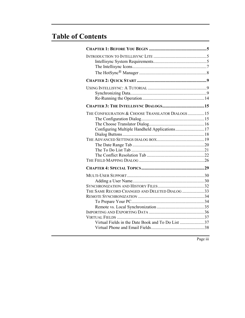 Sony PEG-TG50 User Manual | Page 3 / 53