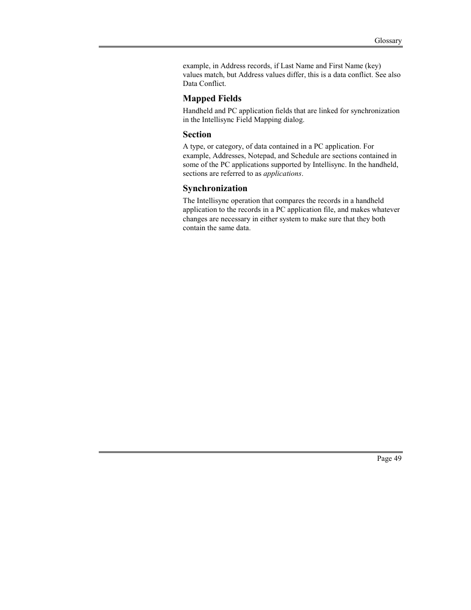 Sony PEG-TG50 User Manual | Page 49 / 53