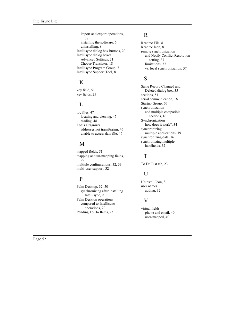 Sony PEG-TG50 User Manual | Page 52 / 53