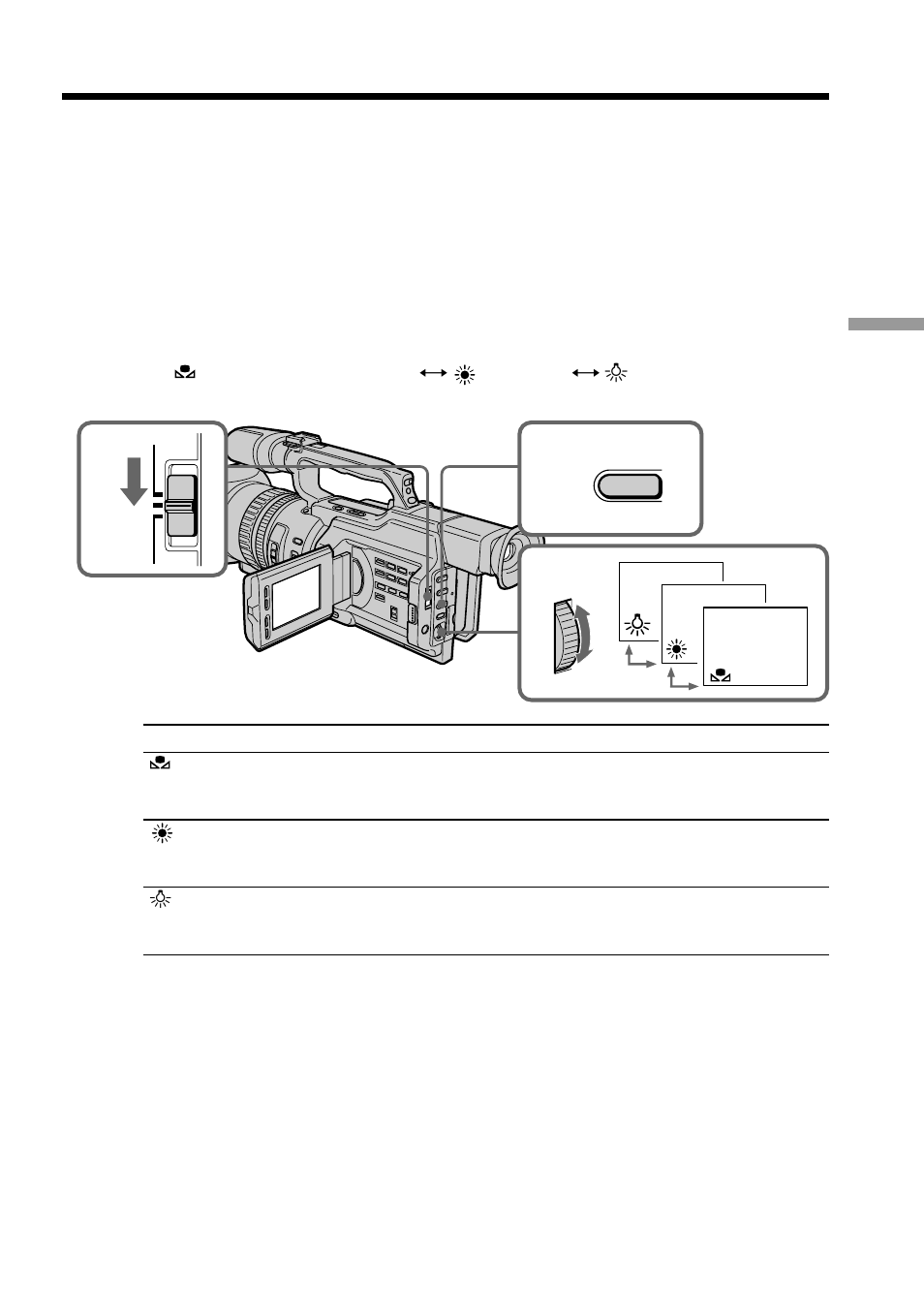 Adjusting the white balance | Sony DCR-VX2000 User Manual | Page 49 / 172