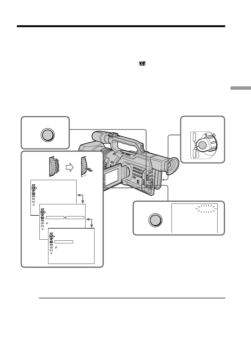 Frame by frame recording ﾐ cut recording, Frame by frame recording – cut recording | Sony DCR-VX2000 User Manual | Page 61 / 172