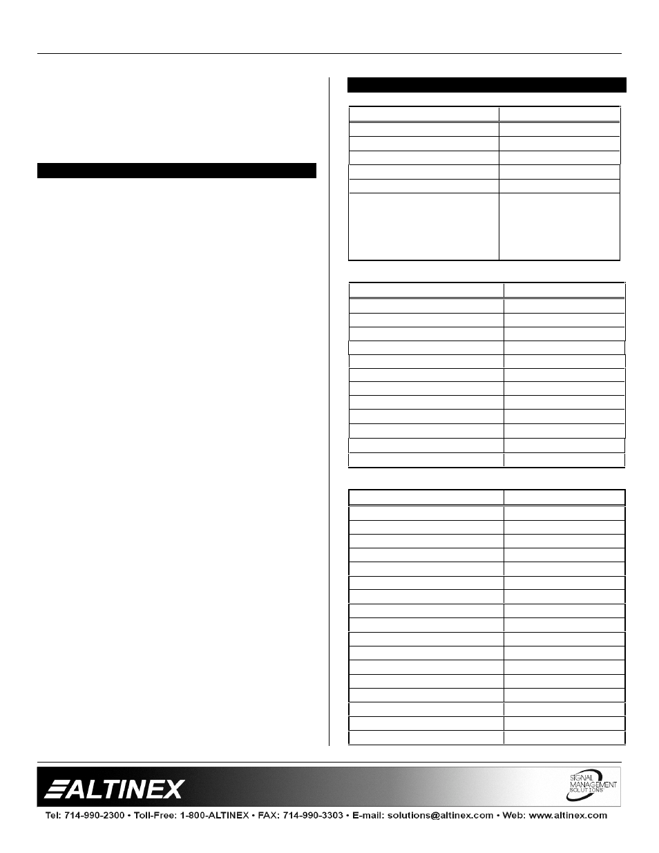 Switchers | Altinex DA1914SX User Manual | Page 4 / 9