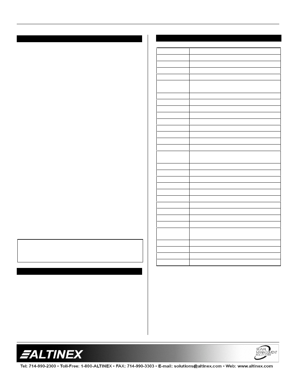 Switchers | Altinex DA1914SX User Manual | Page 7 / 9
