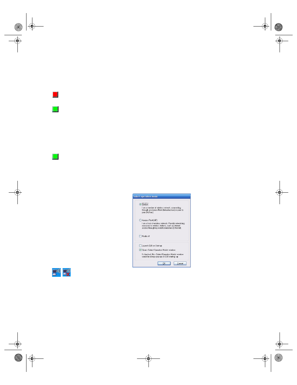 To participate in a current ad hoc network | Sony VGX-XL2 User Manual | Page 71 / 182