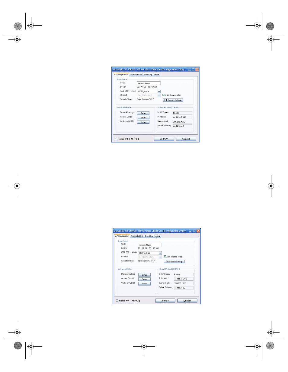 Set a network bridge, Ap settings | Sony VGX-XL2 User Manual | Page 76 / 182