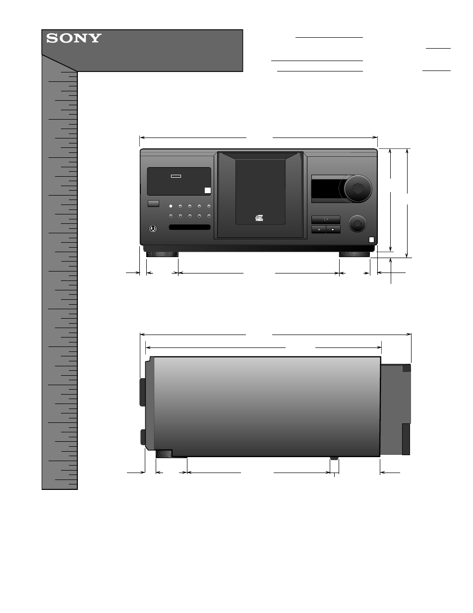 Sony CDP-M555ES User Manual | 1 page