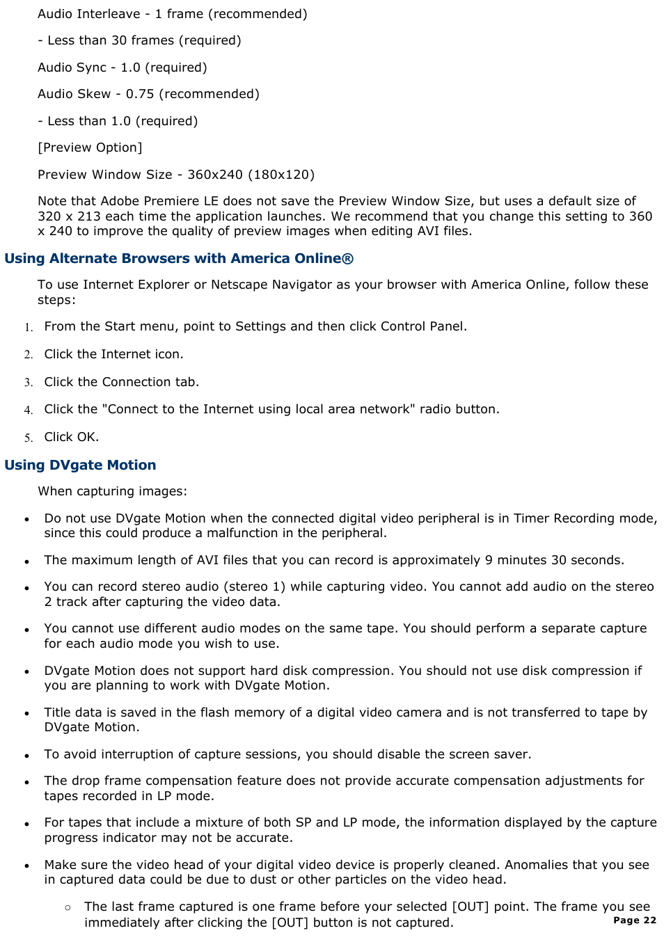 Sony PCV-E302DS User Manual | Page 22 / 1141