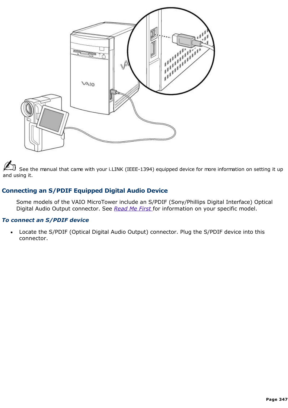 Sony PCV-E302DS User Manual | Page 347 / 1141