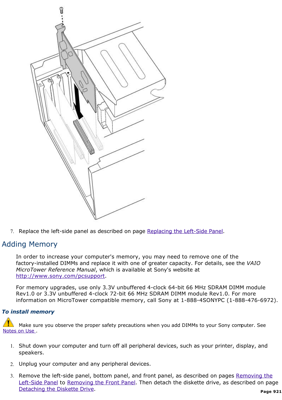 Sony PCV-E302DS User Manual | Page 921 / 1141