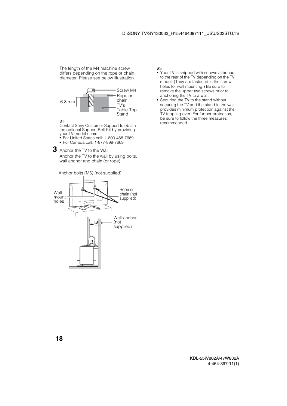 Sony KDL-47W802A User Manual | Page 18 / 36