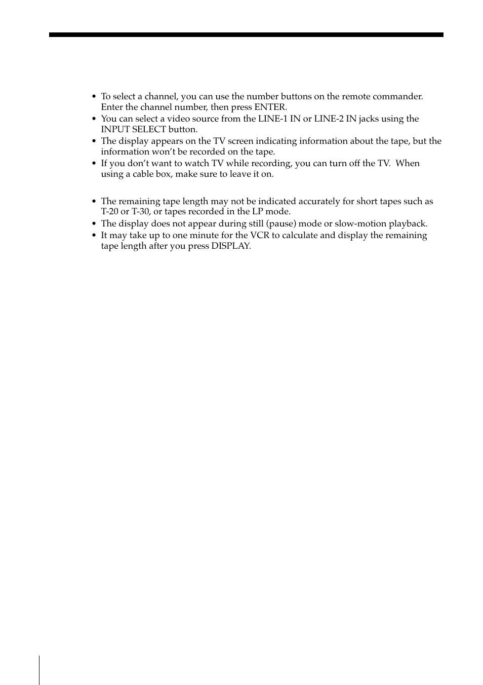 Recording tv programs (continued) | Sony SLV-M11HF User Manual | Page 10 / 76