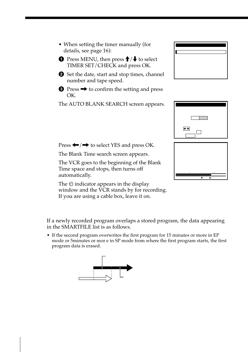 Smartfile function | Sony SLV-M11HF User Manual | Page 48 / 76